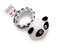 Black White  Red Infant Stimulation Toy Trio