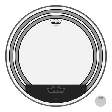 Remo Powersonic Clear Bass Drumhead 22