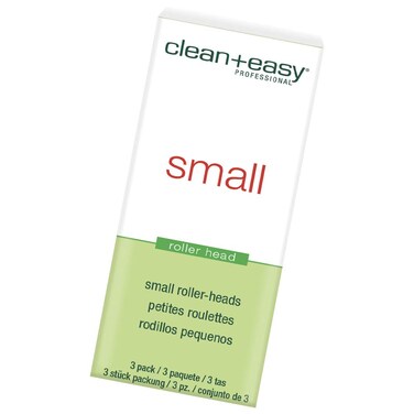 Clean  Easy Small Roller Head For Use With RollOn Wax Refill Perfect For Hair Removal On Small Areas for Eyebrows Upper Lip and Chin Disposable and Easy to Use DIY Waxing 3pack
