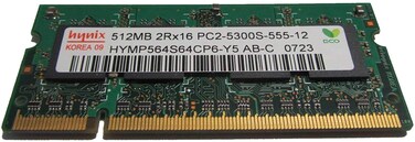 Hynix 512MB DDR2 667MHZ Notebook Computer Memory HYMP564S64CP6Y5