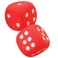 Voit Tuff Coated Foam Dice OnePair