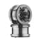 Axial AX8095 Rocksters 2Beadlock Rc Crawler Wheels with 12Mm Hex Black Chrome Set of 2 AXIC8095