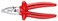GEDORE VDE 8250180 VDE Heavy Duty Combination Pliers with VDE Dipped Insulation 180 mm