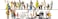 Faller 153006 Fairgoers 36HO Scale Figure Set