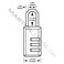 Master Lock Black Combination Padlock Indoor Gym Locker Lock with Customizable 3digit Code for Luggage Backpacks Cabinets 647D
