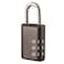 Master Lock Black Combination Padlock Indoor Gym Locker Lock with Customizable 3digit Code for Luggage Backpacks Cabinets 647D