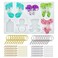 Anlanangel Keychain Mold for DIY Baby Shower Return FavorsFootprint Baby Bottle Bear Teeth Shape Silicone Resin Mold for Making Keychain Pendant Charm Guests Kids Birthday Baby Shower Party Supplies