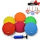 Yes4All Hedgehog Balance Pods for Exercise Core Body Balancing Balance Pods for Kids  Adults with Hand Pump  Set of 6