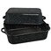 Granite Ware 21 in Oven Rectangular Roaster with lid Speckled Black  Accommodates up to 25 lb poultry or roast