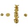 Kingston Brass KB6327DX Concord ThreeHandle Bidet Faucet 8 L x 218 W Brushed Brass