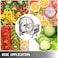 VEVOR Commercial Manual Slicer 0212mm Adjustable Thickness Stainless Steel Manual Vegetable Slicer Commercial Vegetable Slicer with Durable Blades for Slicing Fruit Lemon Onion Cabbage