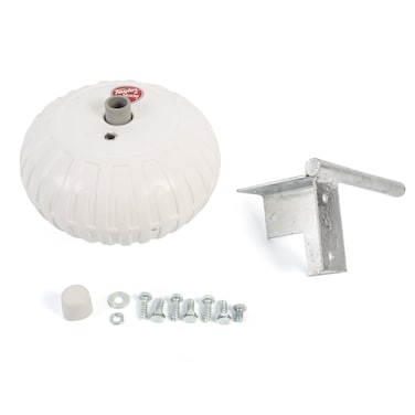 TaylorMade Dock Pro Inflatable Dock Boat Wheels  Corner Mount Dock Wheel White 9  Cusions Boats Protects Docks HotDipped Galvanized Hardware  2020108496