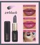 Easilydays Blue Shimmer Lipstick Blue Rose Ph Color Changing Magic Lip Balm Long Lasting Waterproof 24hour Labiales Matte Tinted Lip Balm Moisturizing Lips Changed into Pink Lipstick 02