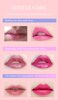Easilydays Blue Shimmer Lipstick Blue Rose Ph Color Changing Magic Lip Balm Long Lasting Waterproof 24hour Labiales Matte Tinted Lip Balm Moisturizing Lips Changed into Pink Lipstick 02