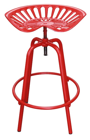 Leigh Country Red Tractor Seat Swivel StoolKD