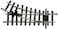 Bachmann Industries Large G Scale  Manual Turnout  Right Steel Alloy Track
