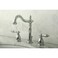Kingston Brass KB1971AL Heritage Widespread Lavatory Faucet Polished Chrome