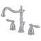Kingston Brass KB1971AL Heritage Widespread Lavatory Faucet Polished Chrome