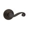 Kwikset Lido Interior Passage Door Handle Lever For Closet and Hallway Doors Reversible NonLocking Handle Lever Venetian Bronze with Microban Protection