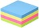 Universal UNV35617 FanFolded 3 in x 3 in SelfStick PopUp Notes  Assorted NeonYellow 12Pack