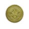 Geographics Gold Foil Award Certificate Seals Embossed Official Seal of Excellence 2 inch Set of 100