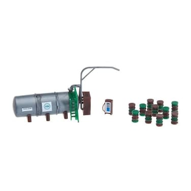 Faller 222194 Oil Tank EraIII Weathered N Scale Building Kit