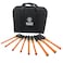 KLEIN TOOLS 33524 Tool Kit Made in USA 1000V Insulated Nut Driver Set Sizes 316 14 516 1132 387161291658Inch with Case 9Piece