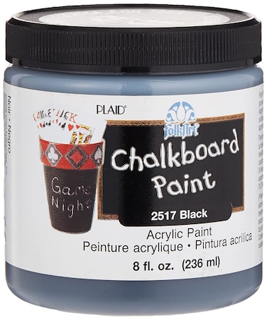 FolkArt Chalkboard Paint in Assorted Colors 8Ounce 2517 Black