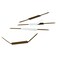 Smead SelfAdhesive Fastener 2 Capacity Brown 100 per Box 68220