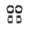 London Aluminum Rail Brackets