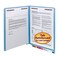 Smead End Tab Fastener File Folder ShelfMaster Reinforced StraightCut Tab 2 Fasteners Letter Size Blue 50 per Box 25040