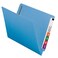 Smead End Tab Fastener File Folder ShelfMaster Reinforced StraightCut Tab 2 Fasteners Letter Size Blue 50 per Box 25040
