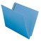 Smead End Tab Fastener File Folder ShelfMaster Reinforced StraightCut Tab 2 Fasteners Letter Size Blue 50 per Box 25040