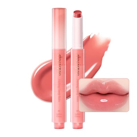 Dasique Melting Candy Balm 09 Lychee Cream  Glossy Balm  Moisturizing  For dry Lips  Vegan