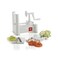 Paderno World Cuisine 3Blade Vegetable Slicer  Spiralizer CounterMounted and includes 3 Stainless Steel Blades