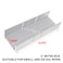 Excel Blades Metal Mitre Box  Small 6Inch Aluminum and Steel Tool for Wood Plastic and Soft Metals 2 Cutting Angles