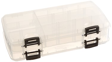 Plano Adjustable DoubleSided StowAway Tackle Box Premium Tackle Storage Plastic Multicolor