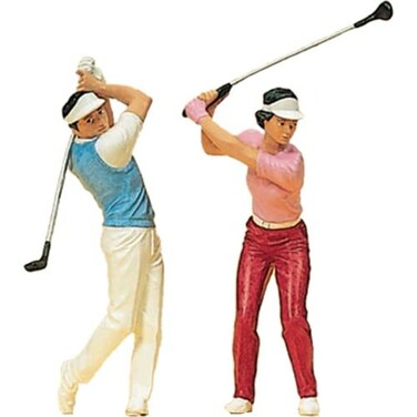 Preiser 45040 Golfers Package2 G Model Figure
