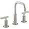 KOHLER Purist K144064BN Widespread Bathroom Sink Faucet with Metal Drain Assembly in Brushed Nickel