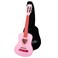 Schoenhut Acoustic Guitar  31 Pink Guitar for Kids with 6 Steel Strings  Learn to Play Pink Guitar  Kids Guitar for Girls with a Pick and Extra String  Toddler Guitar for a 3 year old and up