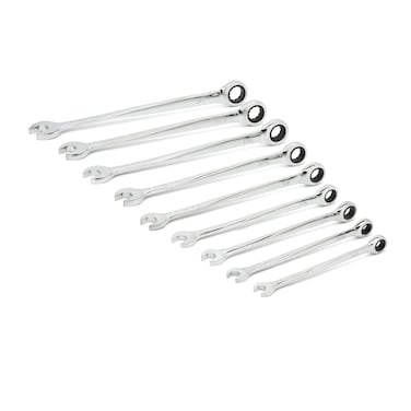 GEARWRENCH 9 Pc 12 Point XL XBeam Ratcheting Combination Wrench Set SAE  85898