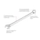 GEARWRENCH Long Pattern Combination SAEMetric Wrench Set 24 Pc 12 Point  81900