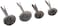 EYELET OUTLET Brads Screw Mix 20Pack