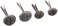 EYELET OUTLET Brads Screw Mix 20Pack