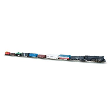 Bachmann Trains  Empire Builder Ready To Run 68 Piece Electric Train Set  N Scale