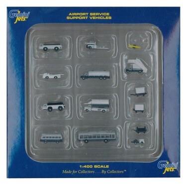 Gemini Jets Ground Airport Service Support Vehicles Accessories 1400 Scale 14Piece
