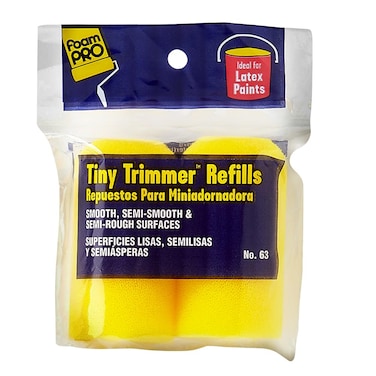 FOAM PRO 63 Foam Paint Roller Refills Pack of 2