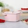 Martha Stewart Heart Shaped 4Quart Enamel Cast Iron Dutch Oven  Pink