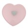 Martha Stewart Heart Shaped 4Quart Enamel Cast Iron Dutch Oven  Pink