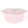 Martha Stewart Heart Shaped 4Quart Enamel Cast Iron Dutch Oven  Pink
